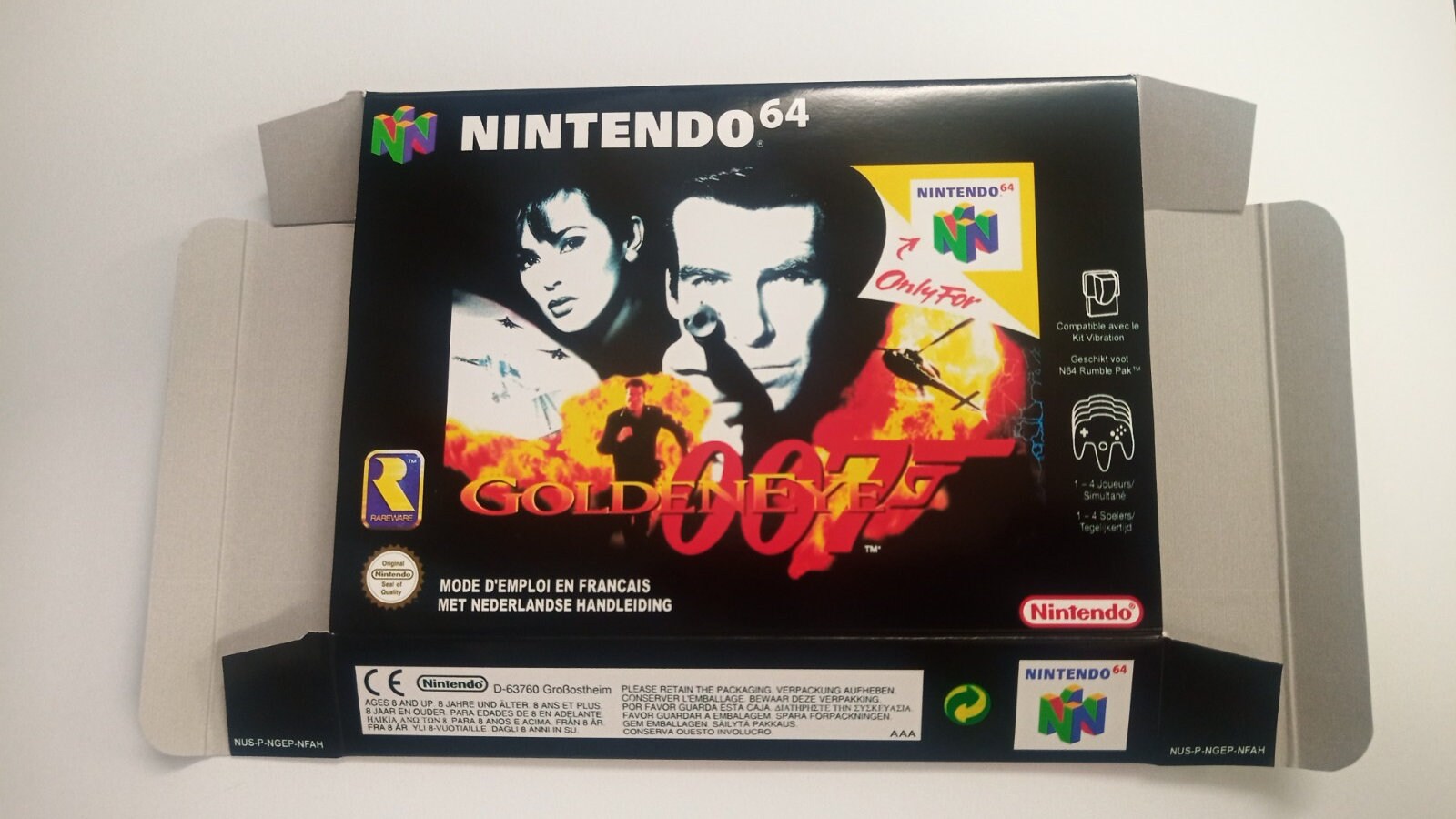 ニンテンドー64 ゴールデンアイ 007 FR ボックス - Etsy 日本