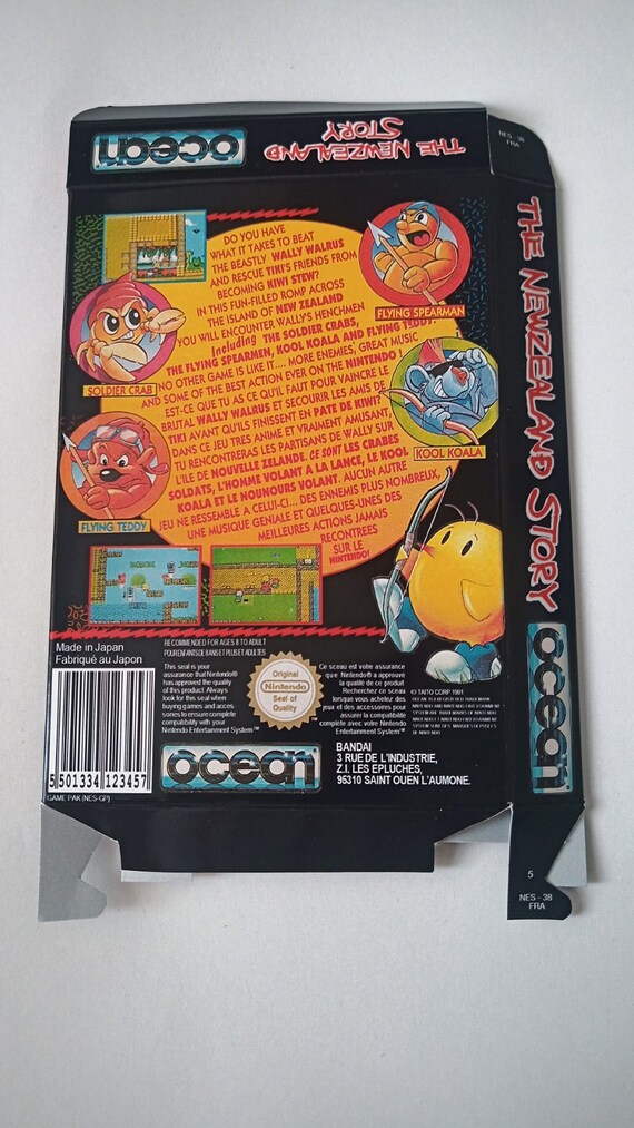 The new zealand story nes sales