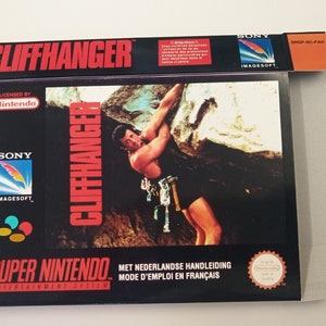 Super Nintendo Cliffhanger box