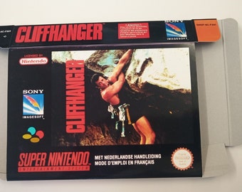 Super Nintendo Cliffhanger box