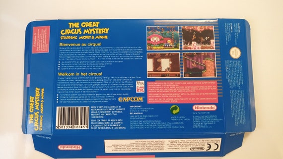 Super Nintendo the Great Circus Mystery Starring Mickey