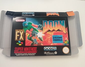 Super Nintendo Doom box