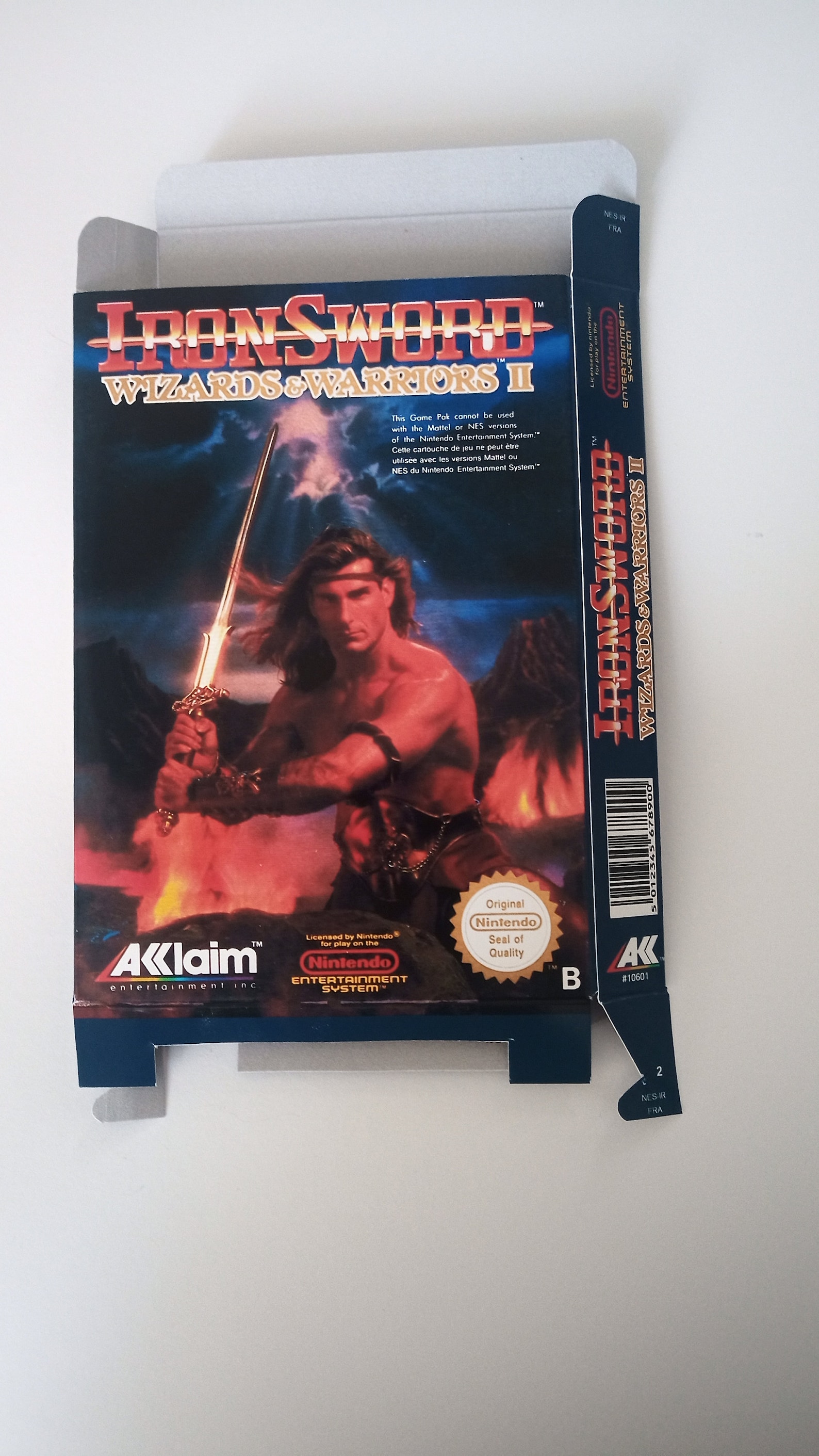 Nintendo Nes Ironsword Wizarda & Warriors 2 Box Etsy Canada