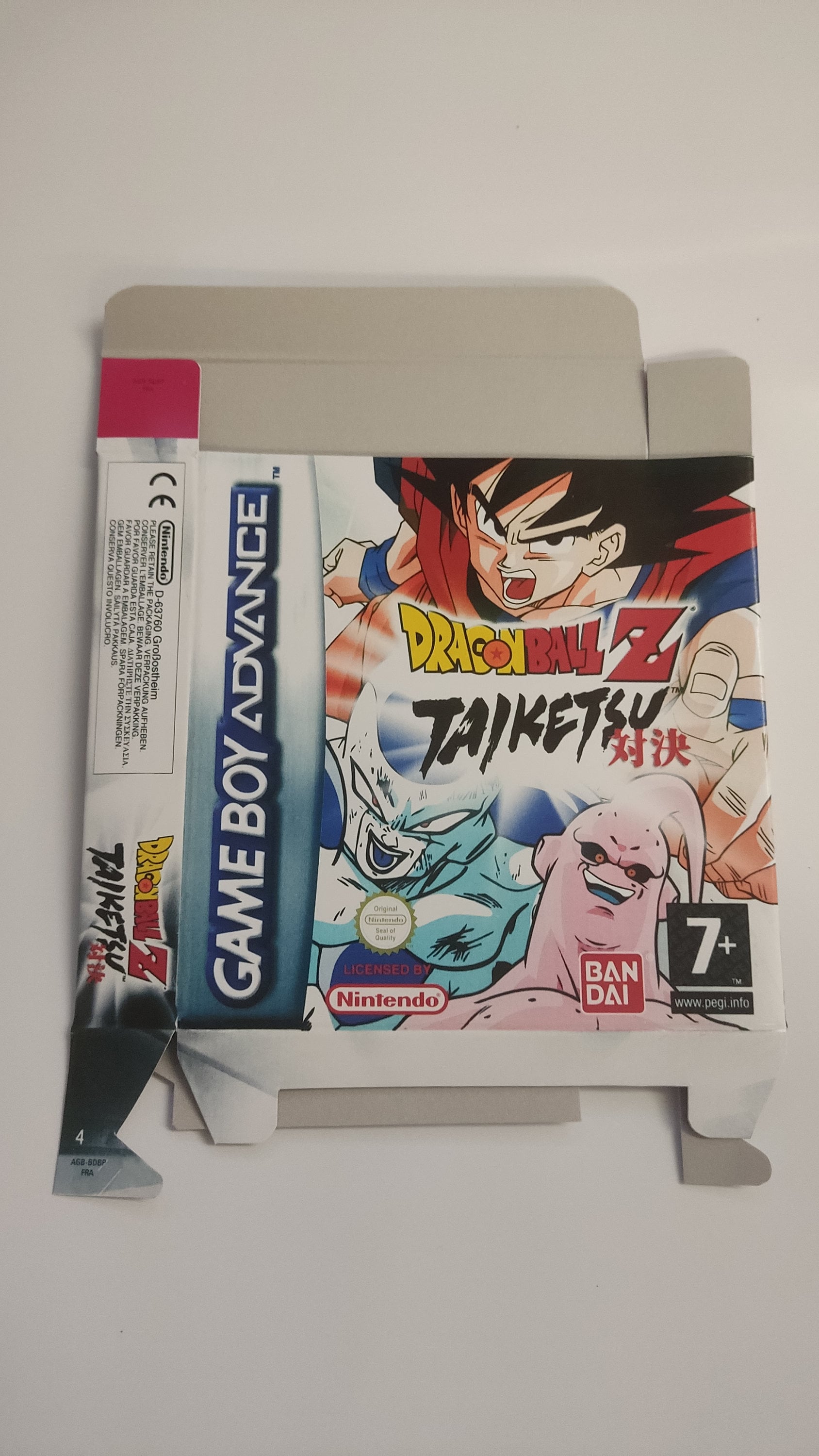 Game Boy Advance Dragon Ball Z Taiketsu Box - Etsy