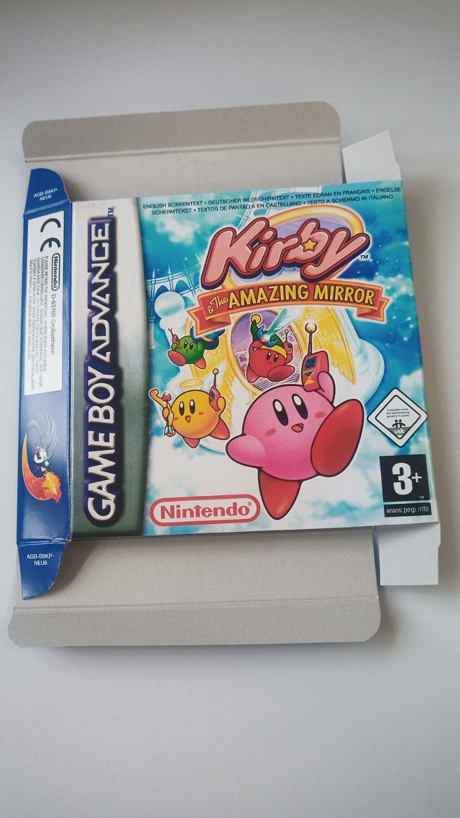 Game Boy Advance Kirby & the Amazing Mirror Box - Etsy