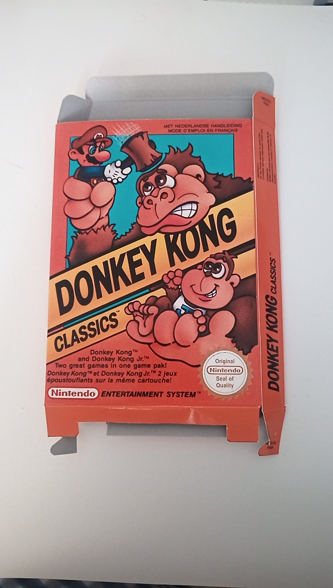 Nintendo Nes Donkey Kong Classics Box - Etsy