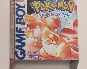 Buy Game Boy Pokemon Version Rouge Red Box Online in India - Etsy