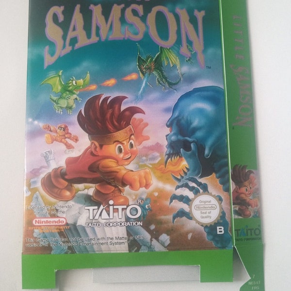Nintendo Nes Little Samson box