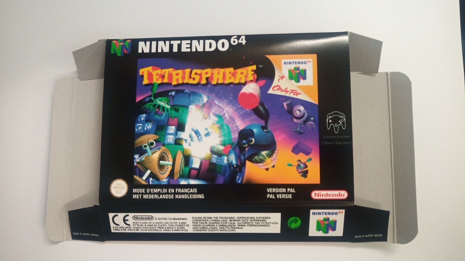 NINTENDO 64 - 海外版 ニンテンドー64 TETRISPHERE テトリスフィア Amazon.com: Tetrisphere (Renewed) : Video Games