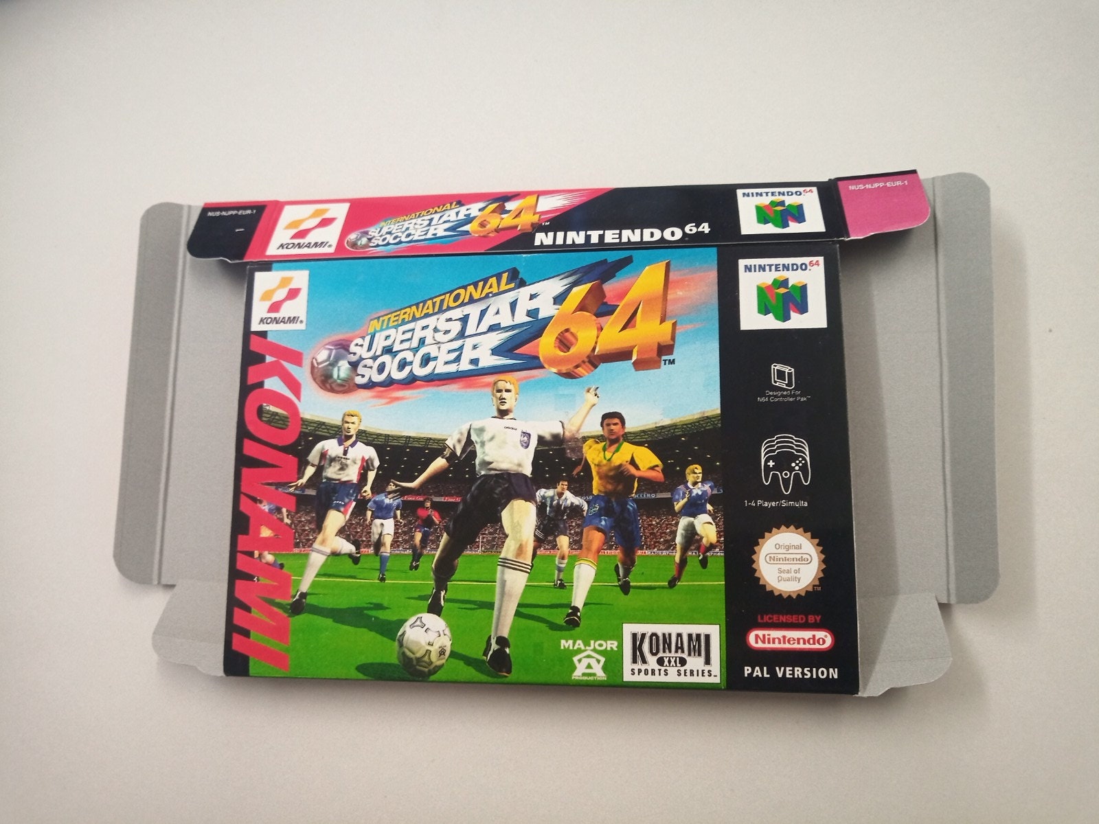 Nintendo 64 International Superstar Soccer 64 ISS 64 Box -  Hong Kong