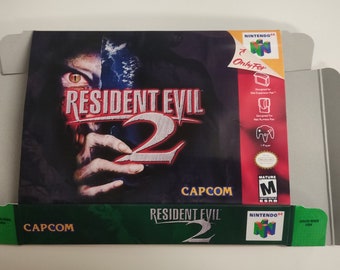 Nintendo 64 Resident Evil 2 USA box