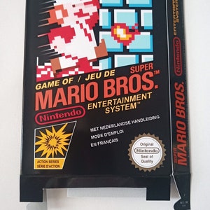 Nintendo Nes Super Mario Bros UK-FR Box