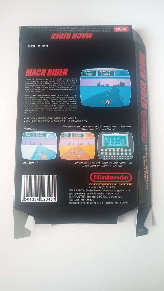 任天堂 Nes マッハライダー ボックス - Etsy 日本