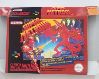 Super Nintendo Super Metroid box