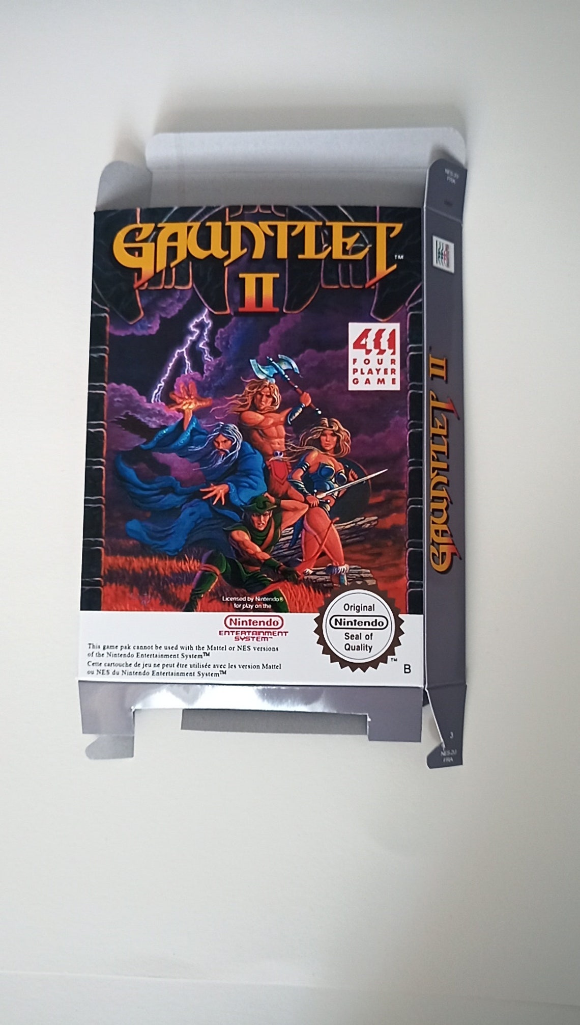 Nintendo Nes Gauntlet 2 Box - Etsy
