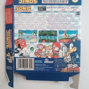 Game Boy Advance Sonic Advance box image 2