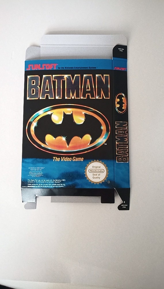 Caja de Batman de Nintendo Nes - Etsy España