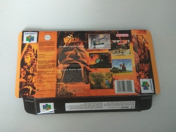 Nintendo 64 Zelda Ocarina of Time Box - Etsy