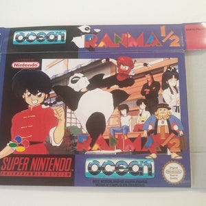 Super Nintendo Ranma 1/2 FR-UK box