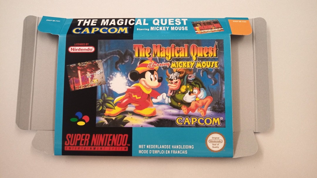 Buy Super Nintendo the Magical Quest Starring Mickey Mouse Box Online in  India