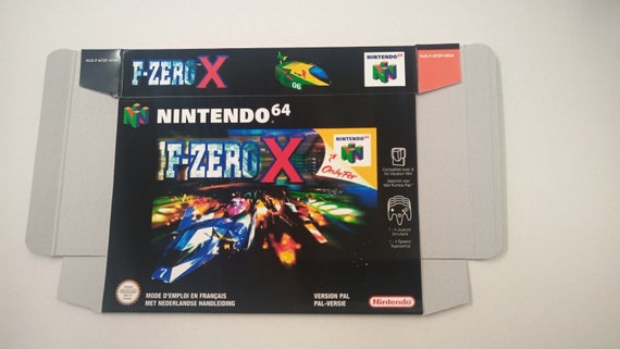 Nintendo 64 F zero X Box Etsy Canada