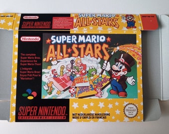 Super Nintendo Super Mario All Stars FR-UK box