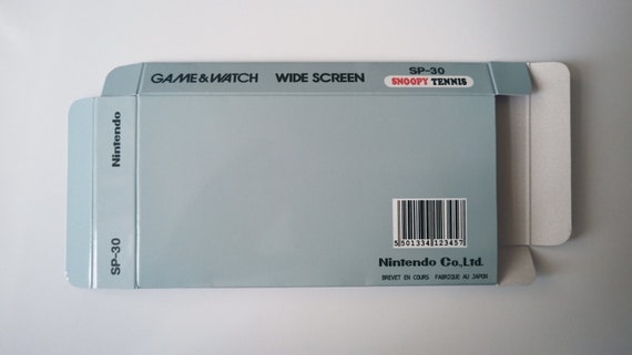 Game & Watch Snoopy Tennis Box - Etsy