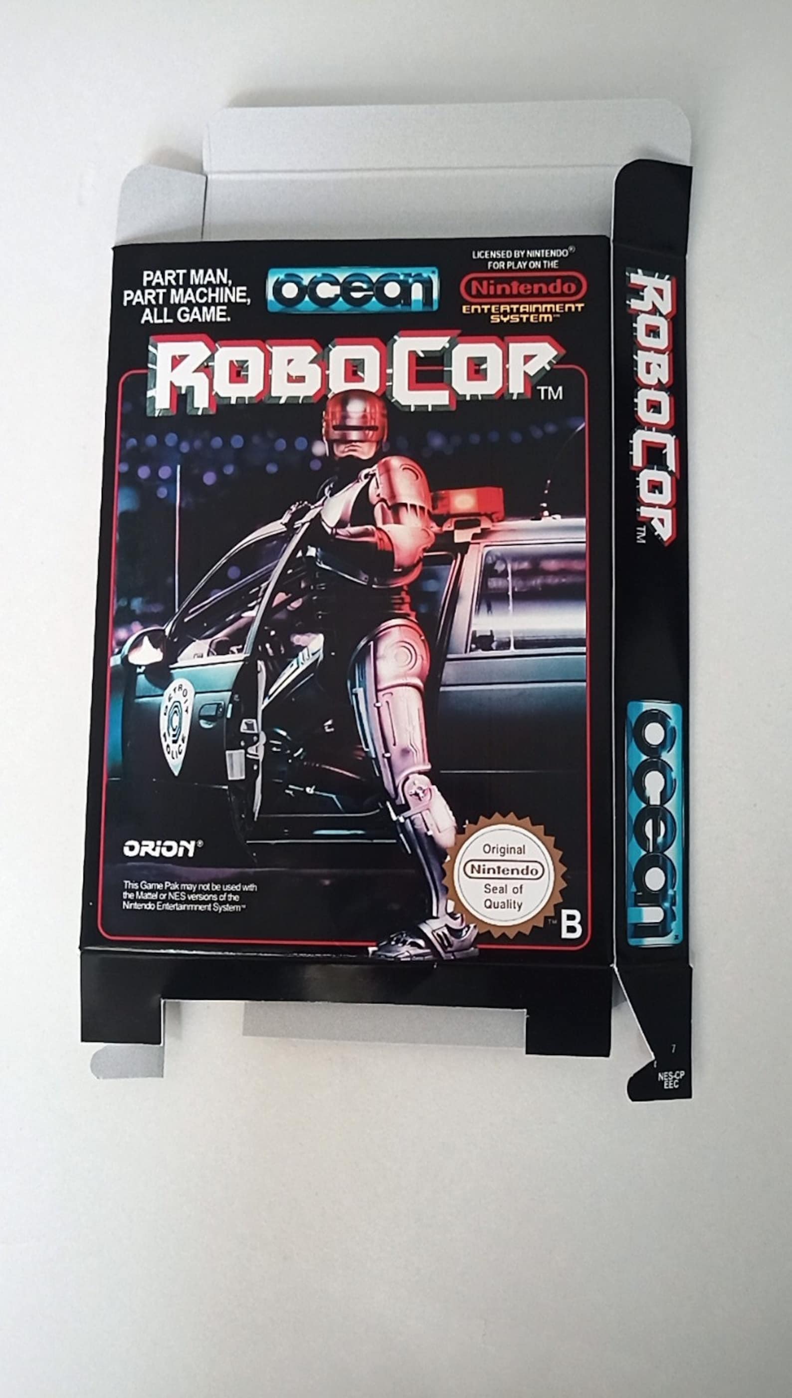 Nintendo Nes Robocop Box Etsy