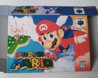 Nintendo 64 Super Mario 64 USA  box