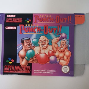 Pudełko Super Nintendo Super Punch Out