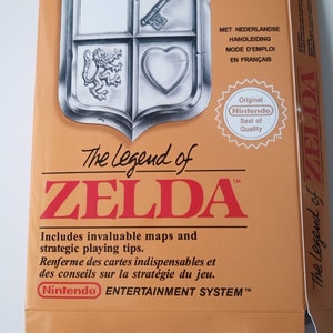 Nintendo Nes The Legend of Zelda FR-UK box