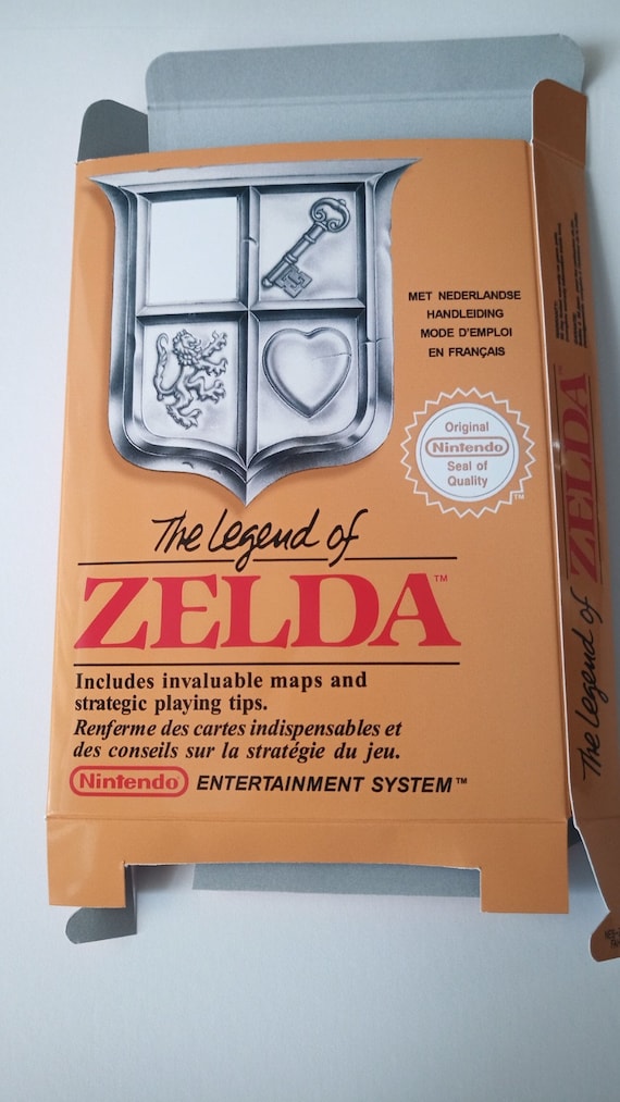 matron pakistanske Omsorg Nintendo Nes the Legend of Zelda FR-UK Box - Etsy