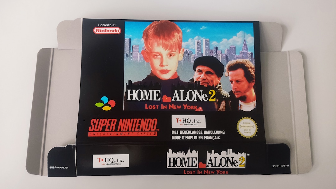 Super Nintendo Home Alone 2 Box - Etsy