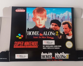 Super Nintendo Home Alone 2 box