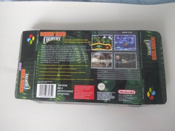 Super Nintendo Donkey Kong Country Box - Etsy