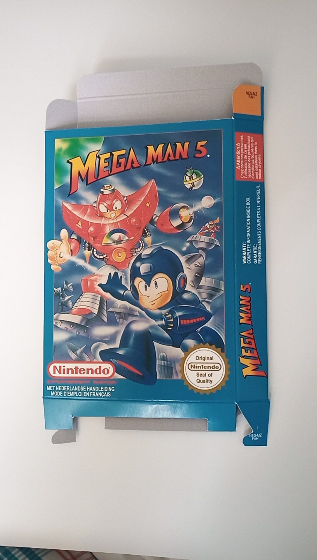 Nintendo Nes Megaman 5 Box - Etsy