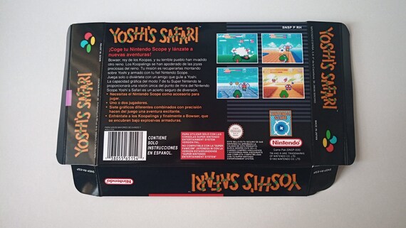Super Nintendo Yoshi's Safari Box - Etsy