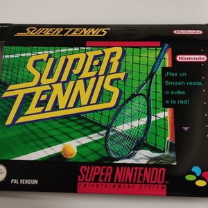 Boîte Super Nintendo Super Tennis SP