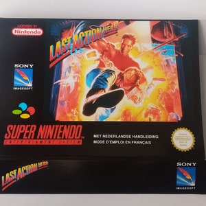 Boîte Super Nintendo Last Action Hero