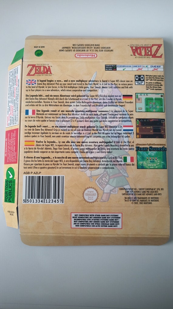 Legend of Zelda: A Link to the Past (Nintendo Game Boy Advance