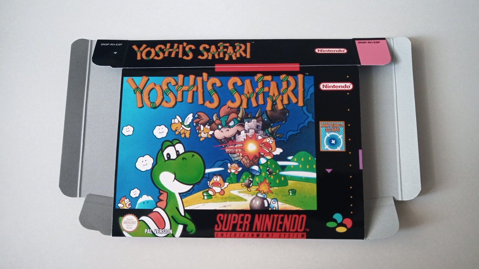 Super Nintendo Yoshi's Safari Box - Etsy