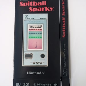 Spitball Sparky BU-201 ゲーム&ウォッチ ボックスとマニュアル