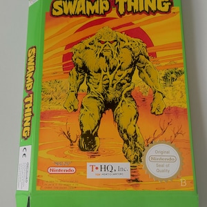 Nintendo Nes Swamp Thing box