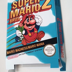 Nintendo Nes Super Mario Bros 2 UK-FR Box
