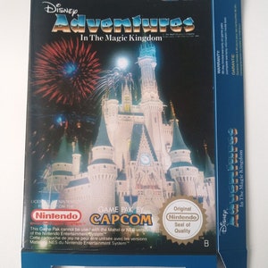 Nintendo Nes Disney Adventures In the Magic Kingdom box image 1