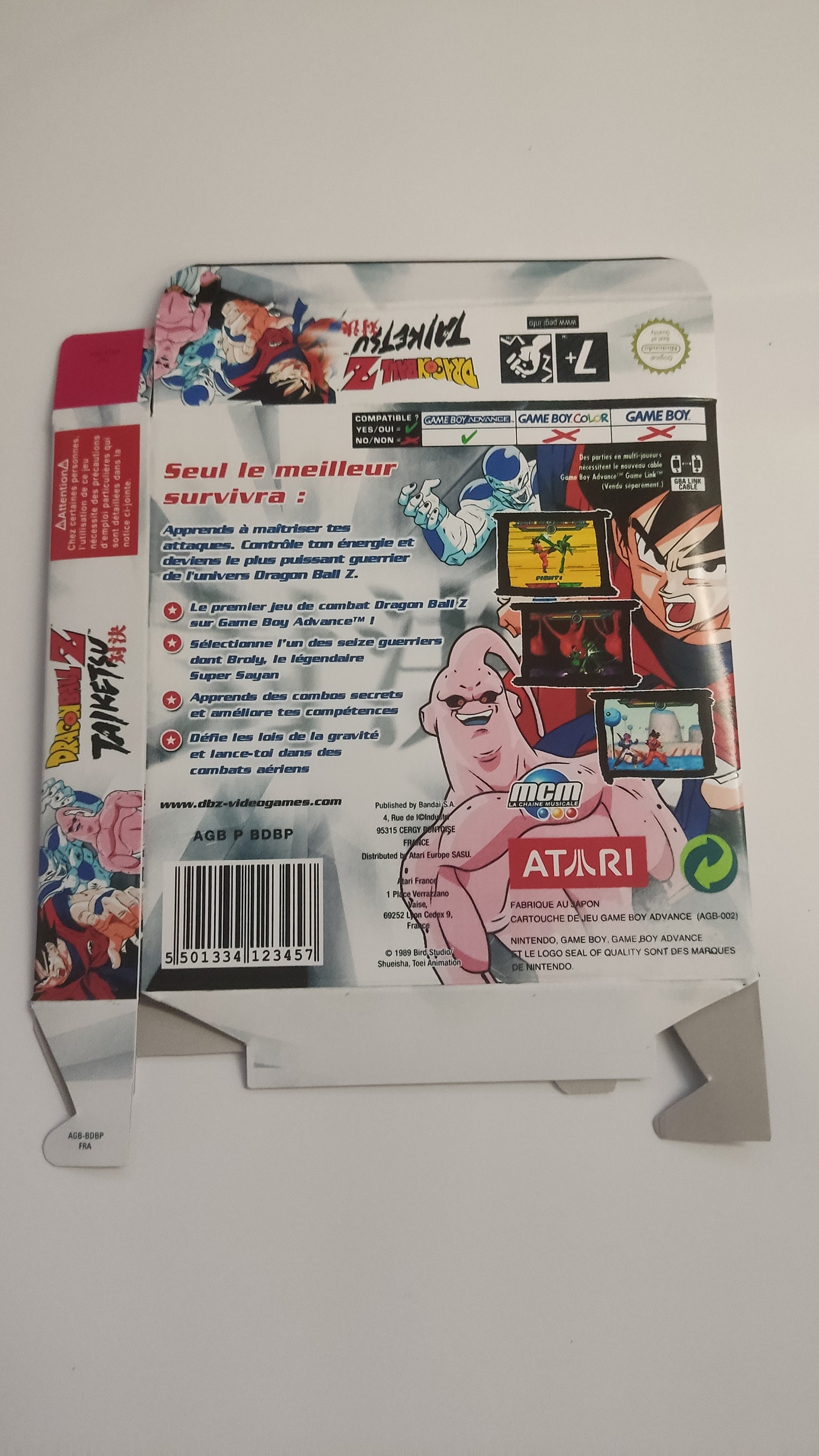 Game Boy Advance Dragon Ball Z Taiketsu Box - Etsy