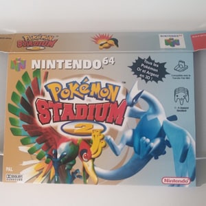 Nintendo 64 Pokemon Stadium Box UK