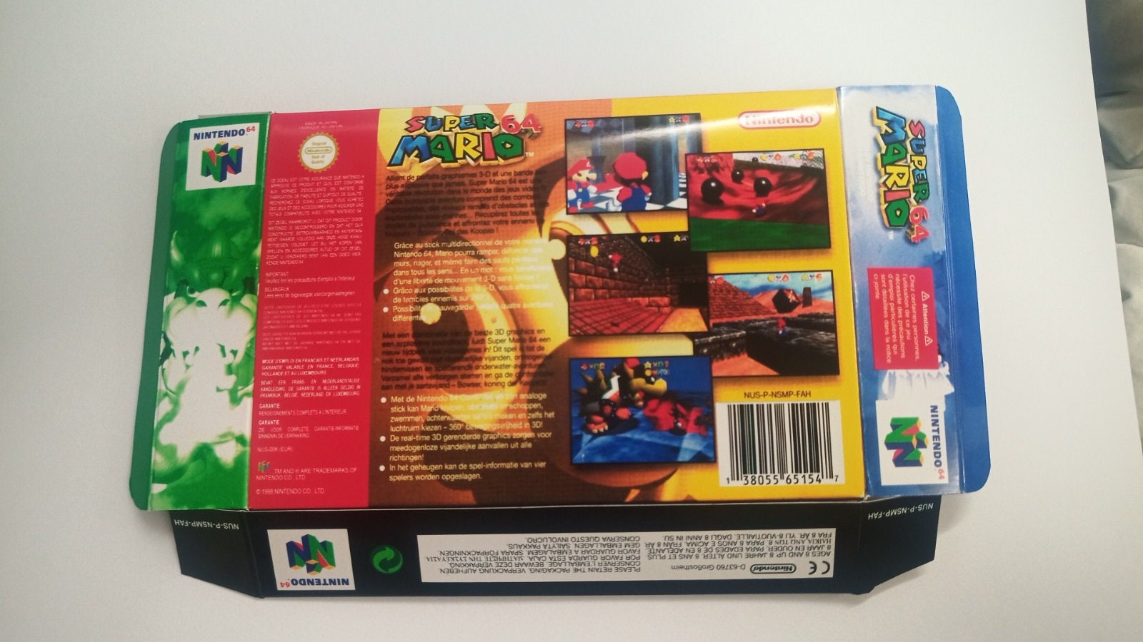 ニンテンドー64 スーパーマリオ64 FR ボックス - Etsy 日本