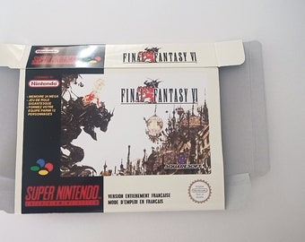 Super Nintendo Final Fantasy VI Box Hong Kong