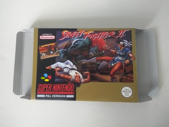 Super Nintendo Street Fighter Box
